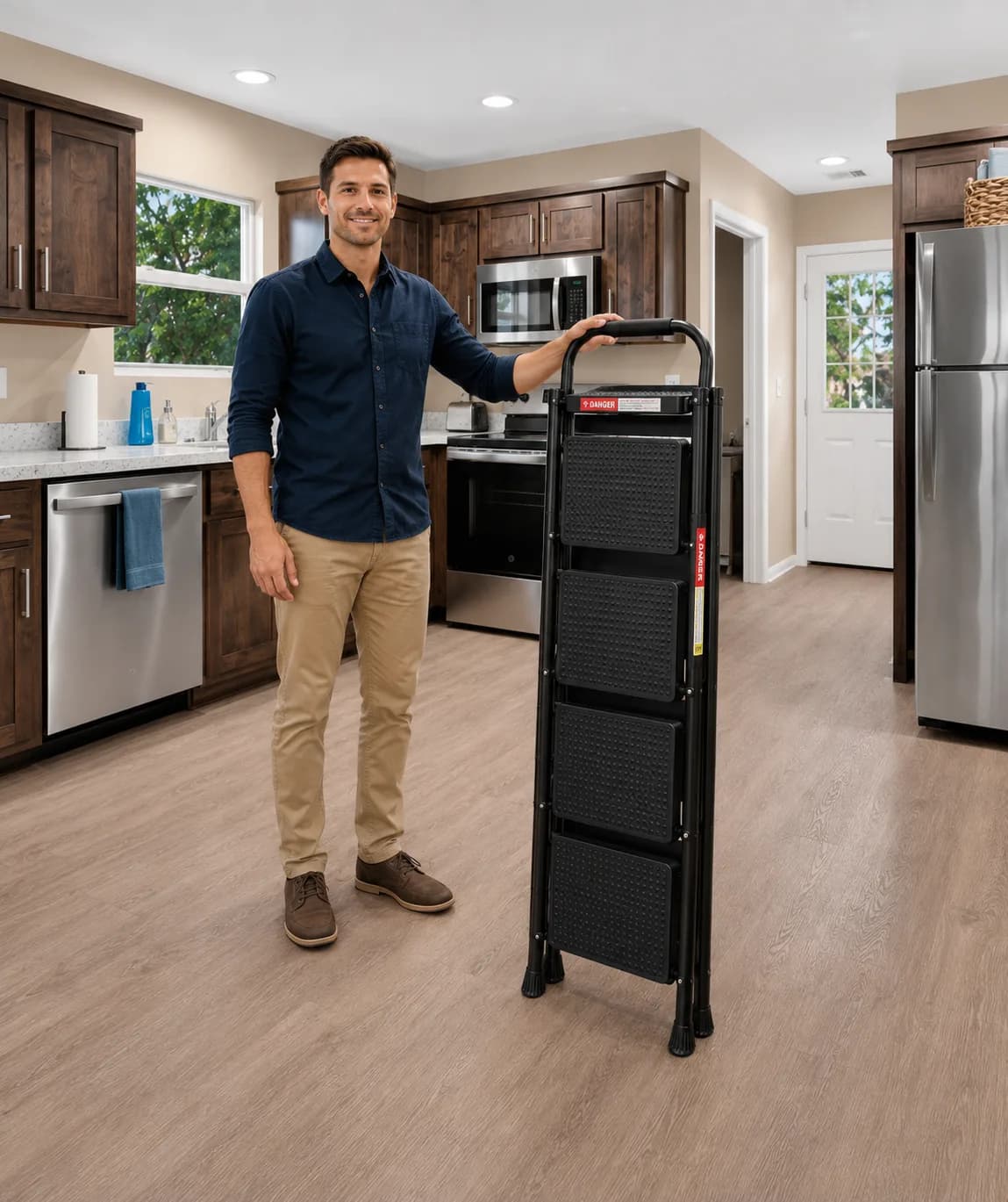 Best Step Ladder for Home Use: HBTower Review