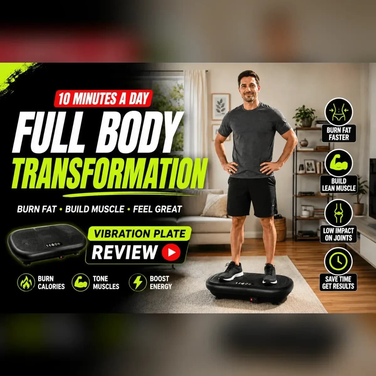 Merach CV40 Vibration Plate Review: Is This Home Recovery Machine Worth It?