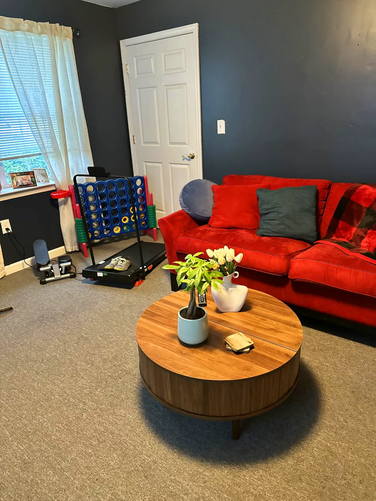 Round Coffee Table with Hidden Storage   02